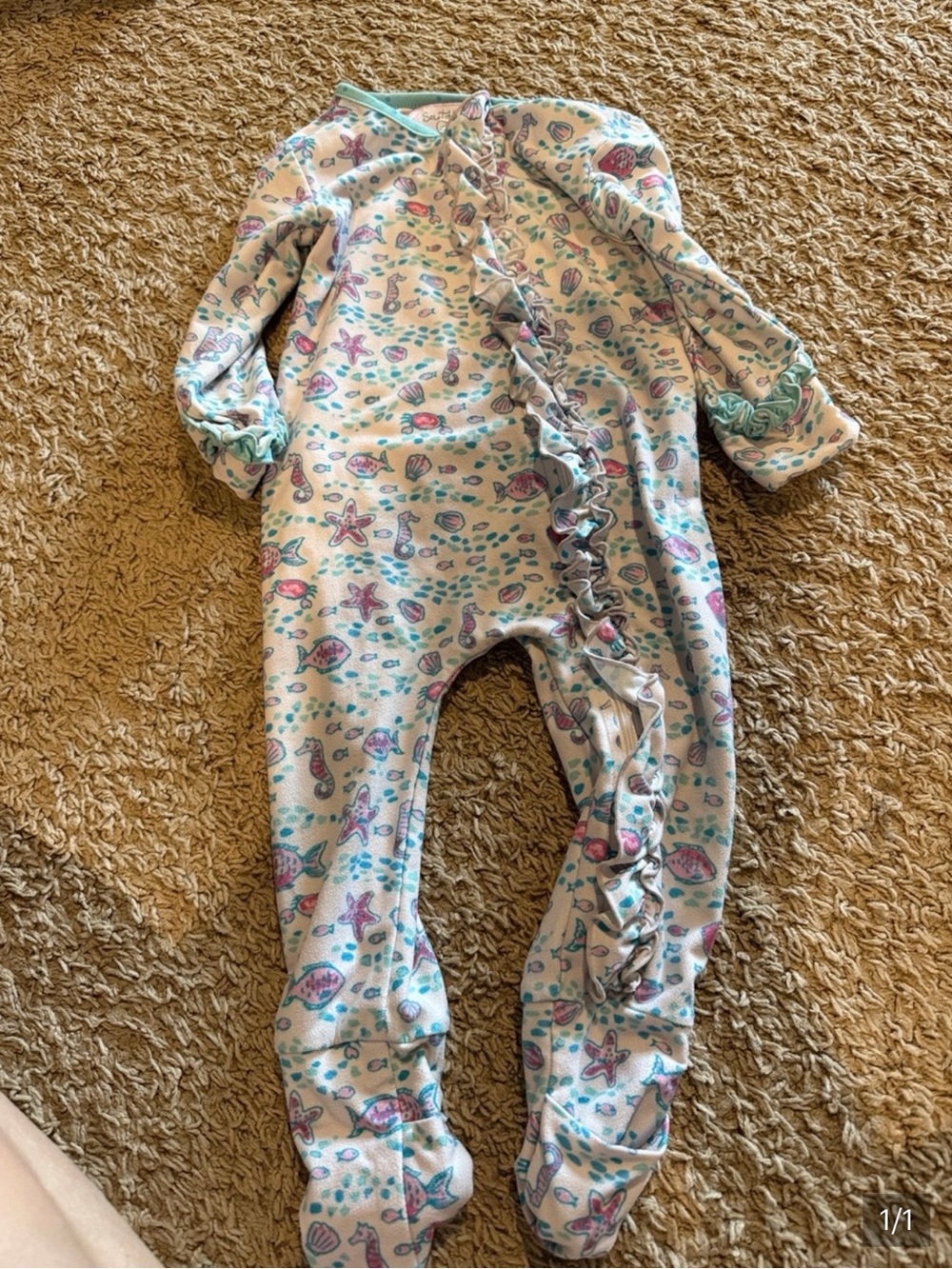 Sweethoney zip up pajamas  18 months